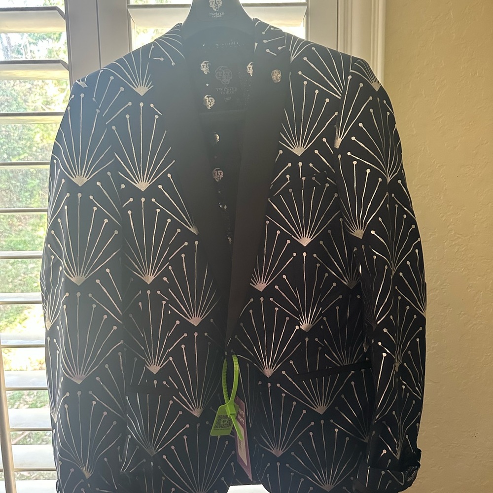 Brand new twisted tailor suit jacket
